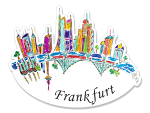 Frankfurt-Aufkleber